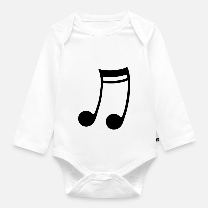 Note - Body Bébé bio manches longues - blanc