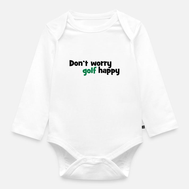 Golf - Baby Bio-Langarm-Body - Weiß