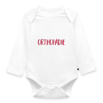 orthopädie cloud - Baby Bio-Langarm-Body - Weiß - Vorne