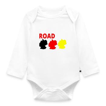 Allemagne Roadtrip Holiday Holiday T-Shirt - Body Bébé bio manches longues - blanc - Devant