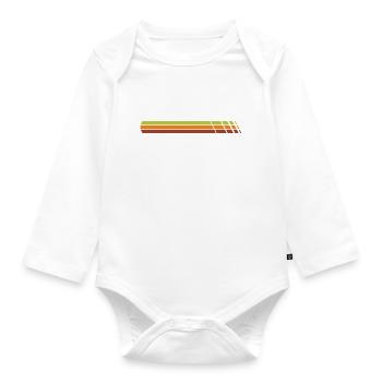 The Tourist Jamie Dornan Race Checkered Symbol - Organic Longsleeve Baby Bodysuit - white - Front