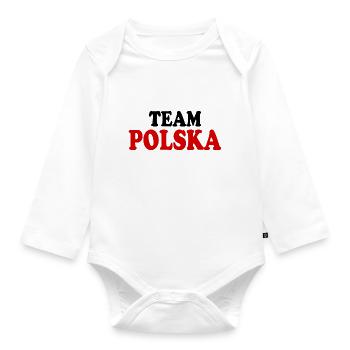 Polska - Organic Longsleeve Baby Bodysuit - white - Front