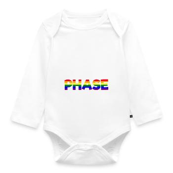 Être hétéro était ma phase pansexuelle - Body Bébé bio manches longues - blanc - Devant