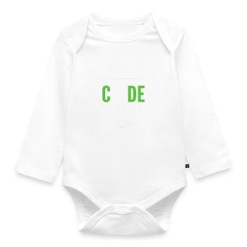 Programmeur informatique Spécialiste en informatique - Body Bébé bio manches longues - blanc - Devant