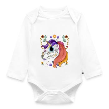 1685819204994 - Baby Bio-Langarm-Body - Weiß - Vorne
