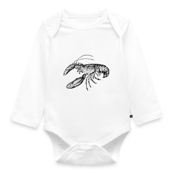 Meerestiere - Baby Bio-Langarm-Body - Weiß - Vorne