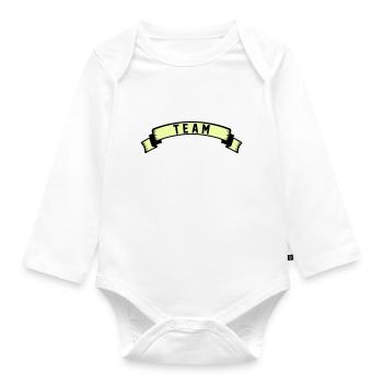 team - Baby Bio-Langarm-Body - Weiß - Vorne