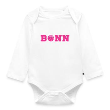 Bonn, meine Stadt! - Baby Bio-Langarm-Body - Weiß - Vorne