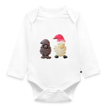 Guezli - Baby Bio-Langarm-Body - Weiß - Vorne