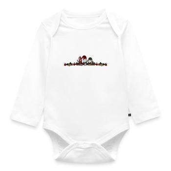 Wichtel - Baby Bio-Langarm-Body - Weiß - Vorne