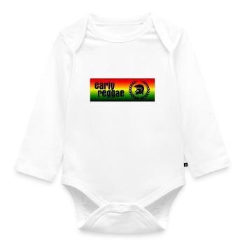 Early Reggae - Baby Bio-Langarm-Body - Weiß - Vorne