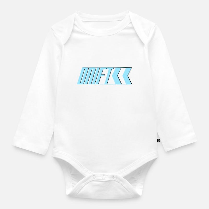 DRIFT - Body Bébé bio manches longues - blanc
