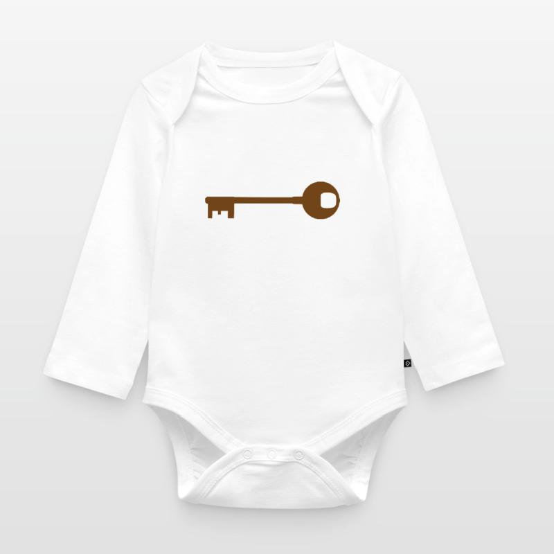 A Key Organic Longsleeve Baby Bodysuit