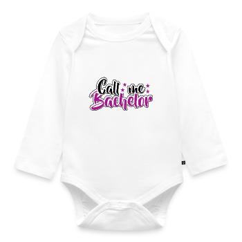 Bachelor bestanden Abschluss Promotion Sponsion - Baby Bio-Langarm-Body - Weiß - Vorne