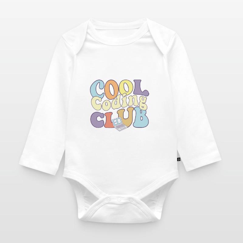 Programmeur informatique Cool Coding Club Codeur Body Bébé bio manches longues