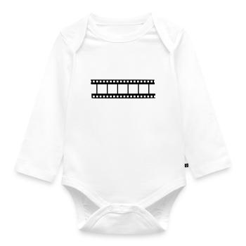 Kino - Baby Bio-Langarm-Body - Weiß - Vorne