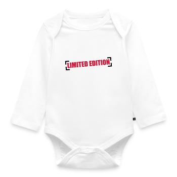 Limited Edition - Baby Bio-Langarm-Body - Weiß - Vorne