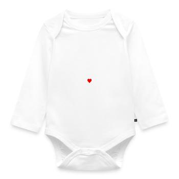 Happy Birthday MAMA wir lieben dich! - Baby Bio-Langarm-Body - Weiß - Vorne
