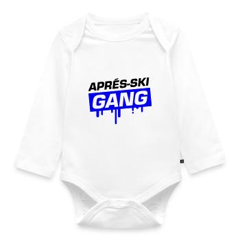 Après Ski Gang - Organic Longsleeve Baby Bodysuit - white - Front