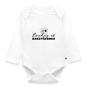 Twenty from Fear Opponent - Organic Longsleeve Baby Bodysuit - white - Front