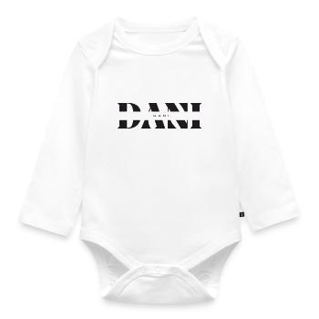 Dani Mode - Baby Bio-Langarm-Body - Weiß - Vorne