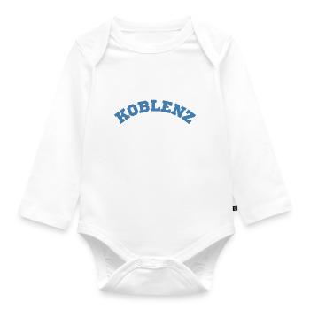 Koblenz - Baby Bio-Langarm-Body - Weiß - Vorne
