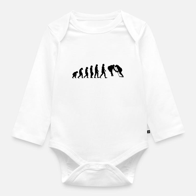 evolution hockey - Baby Bio-Langarm-Body - Weiß