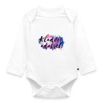 Kladderadatsch - Baby Bio-Langarm-Body - Weiß - Vorne