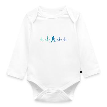 Ski Men Skiing Tour Women Ski Tour Ski Tour - Organic Longsleeve Baby Bodysuit - white - Front