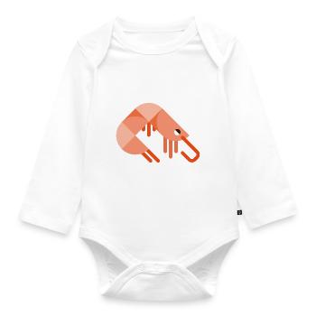 Meerestiere - Baby Bio-Langarm-Body - Weiß - Vorne
