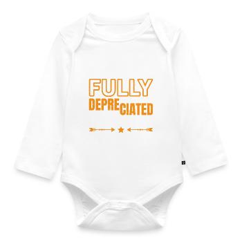 Fully Depreciated But Still In Use 31 - Baby Bio-Langarm-Body - Weiß - Vorne