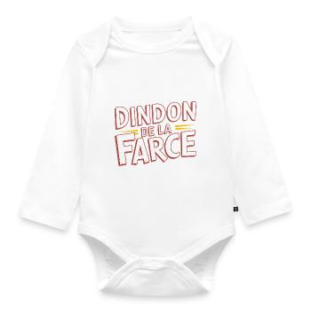 Dindon de la farce - Body Bébé bio manches longues - blanc - Devant
