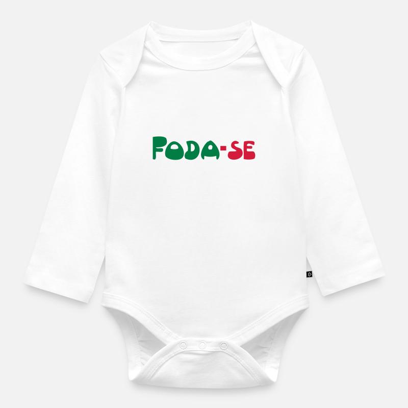 fodase - Body Bébé bio manches longues - blanc