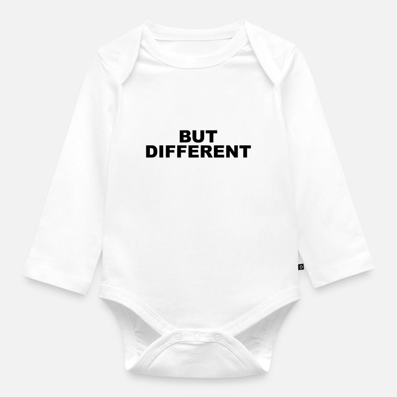 Same Same but different - Baby Bio-Langarm-Body - Weiß