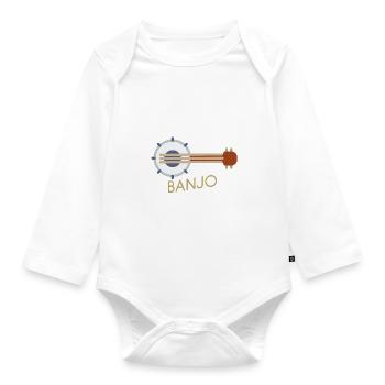 Banjo - Banjo - Organic Longsleeve Baby Bodysuit - white - Front