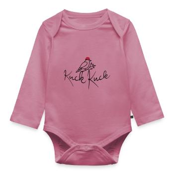 Coucou ruf - Coucou coucou - Body Bébé bio manches longues - mauve - Devant