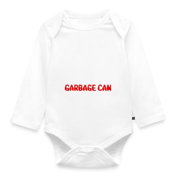 Youre Trash Doesnt Mean You Cant Do Great Things 3 - Baby Bio-Langarm-Body - Weiß - Vorne