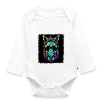 riding academy geek clydesdale horseshoe betting - Baby Bio-Langarm-Body - Weiß - Vorne