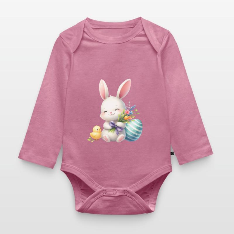 Easter Easter Bunny Easter Eve Easter Sunday Easter Egg Spring Organic Longsleeve Baby Bodysuit