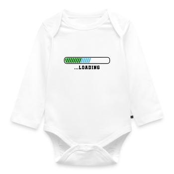 loading - Baby Bio-Langarm-Body - Weiß - Vorne