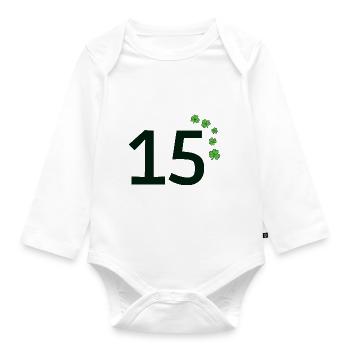 15 - Baby Bio-Langarm-Body - Weiß - Vorne