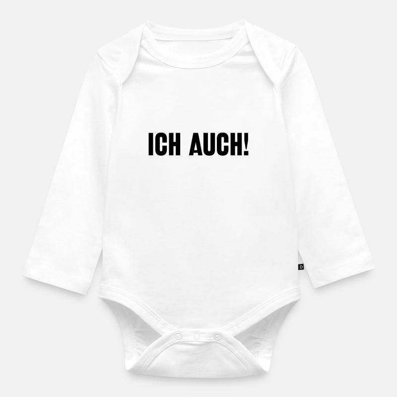 Ich bin schizophren! Part 2 - Baby Bio-Langarm-Body - Weiß