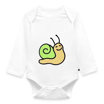 Vis Joyeux 3 - Body Bébé bio manches longues - blanc - Devant