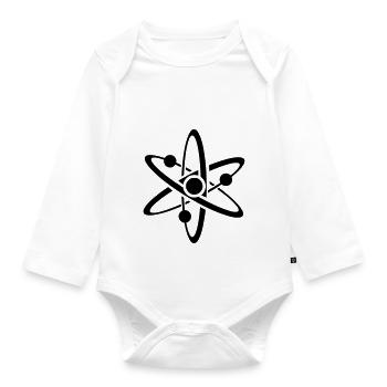 Atomic - Organic Longsleeve Baby Bodysuit - white - Front