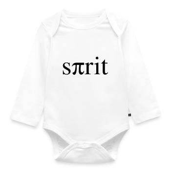 spirit - Baby Bio-Langarm-Body - Weiß - Vorne