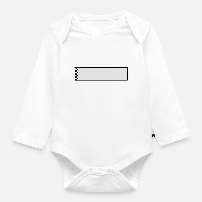 Tixo - Body Bébé bio manches longues - blanc