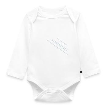 Idée cadeau OLC de vol planeur pilote - Body Bébé bio manches longues - blanc - Devant