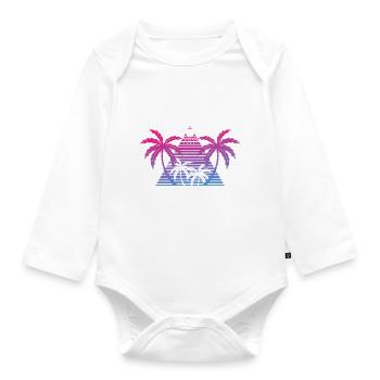 Fiji - Organic Longsleeve Baby Bodysuit - white - Front