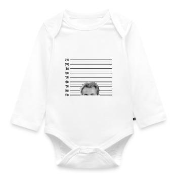 Sarko ZonZon - Baby Bio-Langarm-Body - Weiß - Vorne