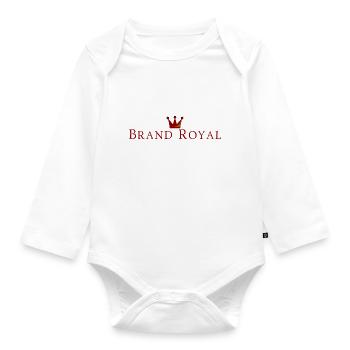 Marque Royal - Body Bébé bio manches longues - blanc - Devant